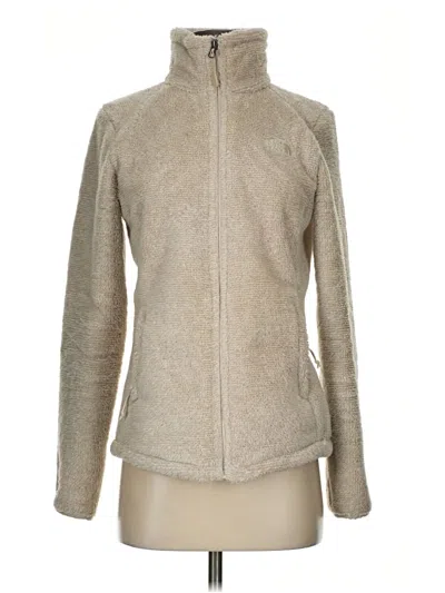Pre-owned The North Face Fleece Jacket In Ivory