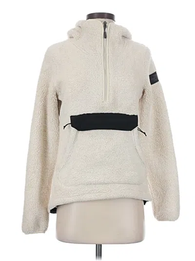 Pre-owned The North Face Fleece Jacket In Ivory