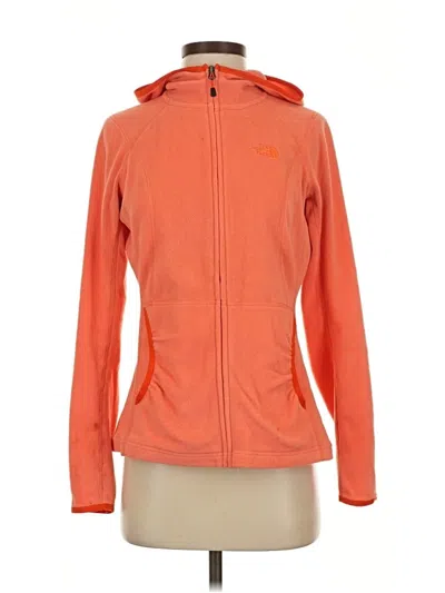 Pre-owned The North Face Fleece Jacket In Orange