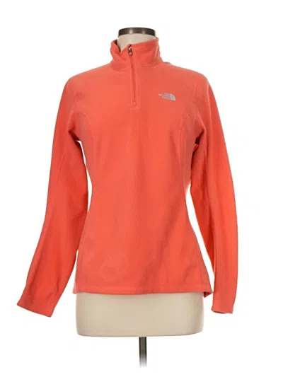 Pre-owned The North Face Fleece Jacket In Orange