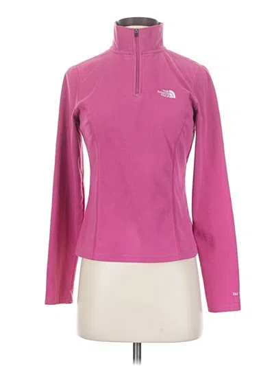 Pre-owned The North Face Fleece Jacket In Pink