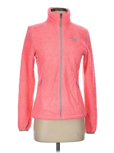 Pre-owned The North Face Fleece Jacket In Pink