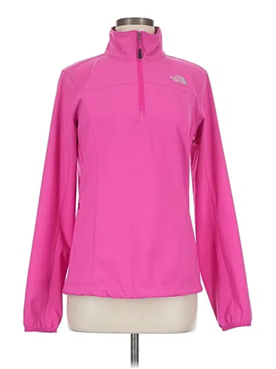 Pre-owned The North Face Fleece Jacket In Pink