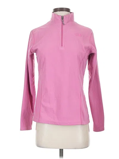 Pre-owned The North Face Fleece Jacket In Pink