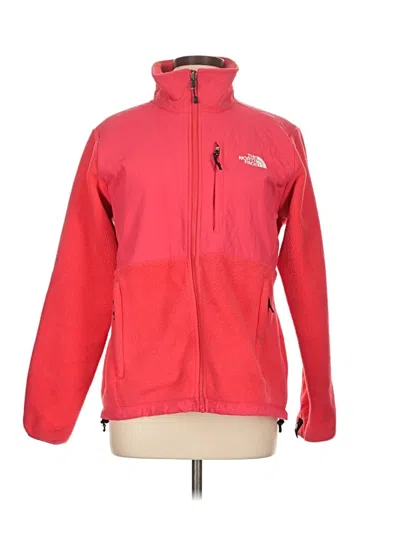 Pre-owned The North Face Fleece Jacket In Pink