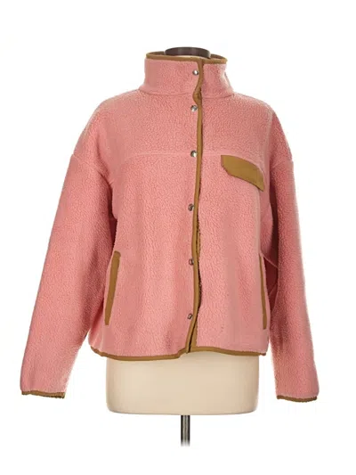 Pre-owned The North Face Fleece Jacket In Pink