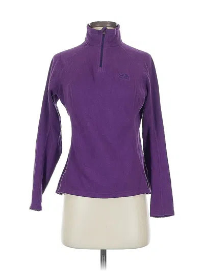 Pre-owned The North Face Fleece Jacket In Purple