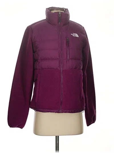 Pre-owned The North Face Fleece Jacket In Purple