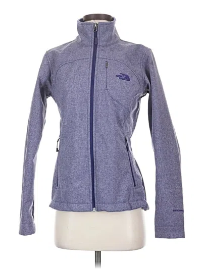 Pre-owned The North Face Fleece Jacket In Purple