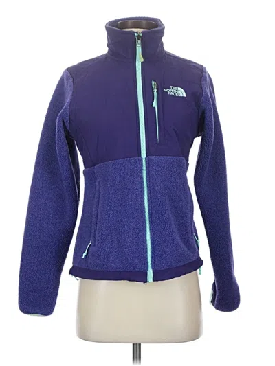 Pre-owned The North Face Fleece Jacket In Purple