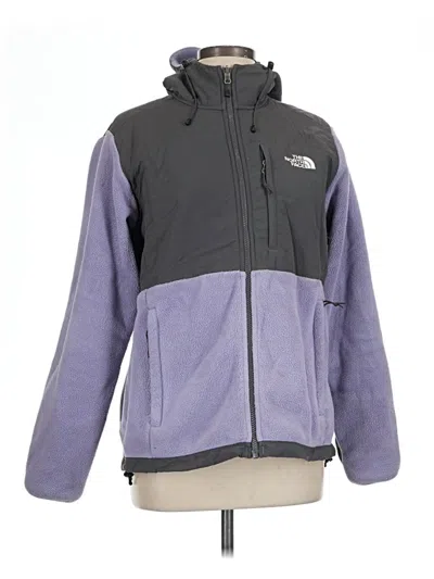 Pre-owned The North Face Fleece Jacket In Purple
