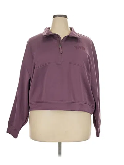 Pre-owned The North Face Fleece Jacket In Purple