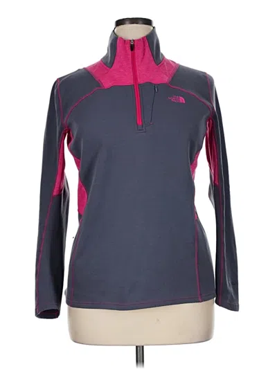 Pre-owned The North Face Fleece Jacket In Purple
