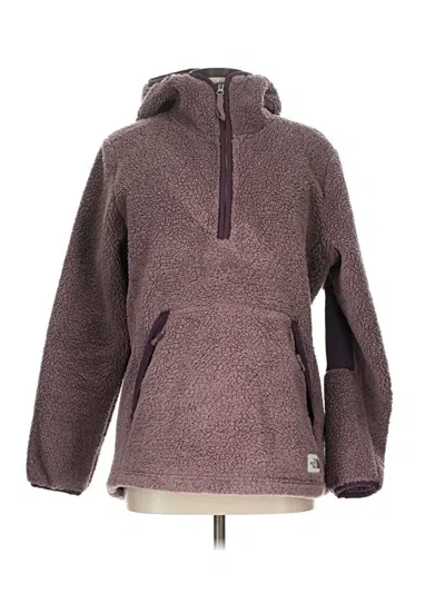 Pre-owned The North Face Fleece Jacket In Purple