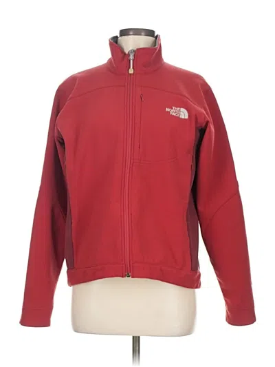Pre-owned The North Face Fleece Jacket In Red