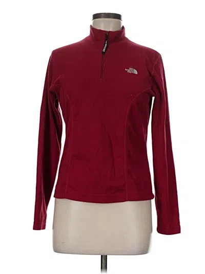 Pre-owned The North Face Fleece Jacket In Red