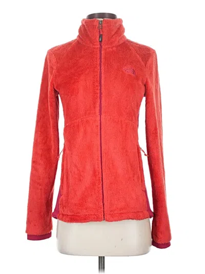 Pre-owned The North Face Fleece Jacket In Red