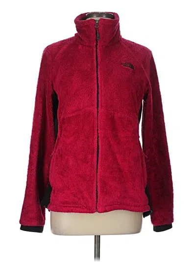 Pre-owned The North Face Fleece Jacket In Red