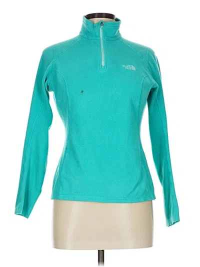 Pre-owned The North Face Fleece Jacket In Teal