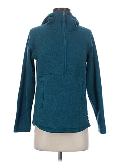 Pre-owned The North Face Fleece Jacket In Teal