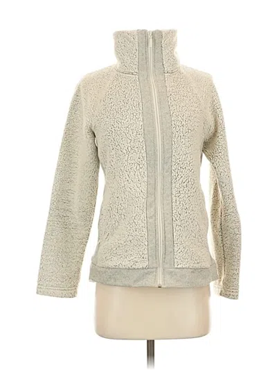 Pre-owned The North Face Fleece Jacket In White