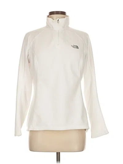 Pre-owned The North Face Fleece Jacket In White