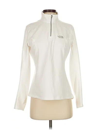 Pre-owned The North Face Fleece Jacket In White