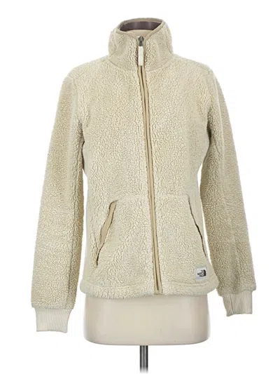 Pre-owned The North Face Fleece Jacket In White