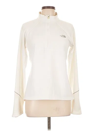 Pre-owned The North Face Fleece Jacket In White