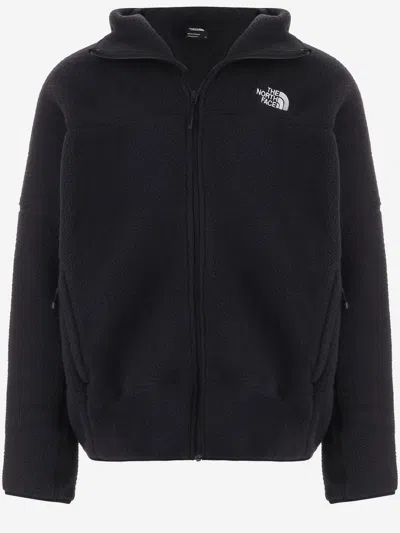 The North Face Fleece Jacket With Logo In Black