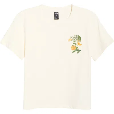 The North Face Flora Graphic T-shirt In Gray