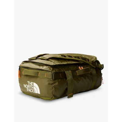 The North Face Base Camp Voyager Recycled-polyester Duffel Bag In Forest Olive/desert