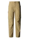 The North Face Womens Exploration Convertible Regular Straight Trousers In Neutral