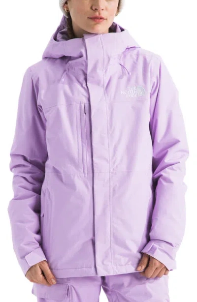 The North Face Freedom Insulated Waterproof Hooded Jacket In Purple