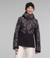 The North Face Freedom Nf0a7wyk Women Gray Snake Charmer Insulated Jacket In Blue