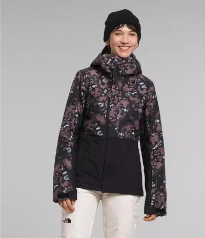 The North Face Freedom Nf0a7wyk Women Gray Snake Charmer Insulated Jacket In Multi