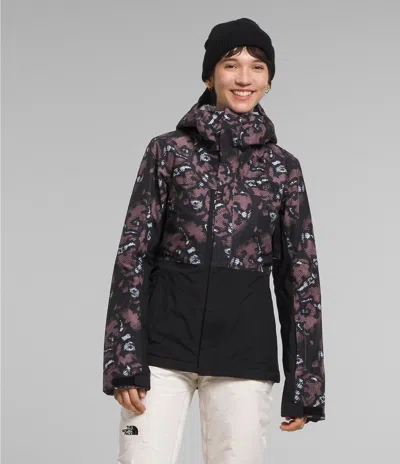Pre-owned The North Face Freedom Nf0a7wyk Women Gray Snake Charmer Insulated Jacket Sgn131