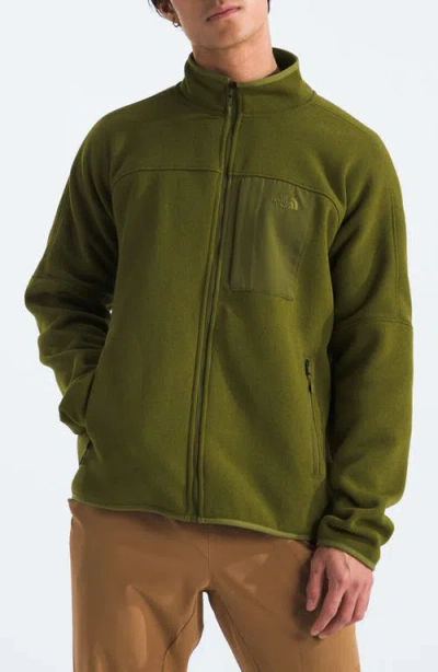 The North Face Front Range Fleece Jacket In Forest Olive Heather
