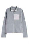 The North Face Front Range Fleece Jacket In Tnf Medium Grey Heather