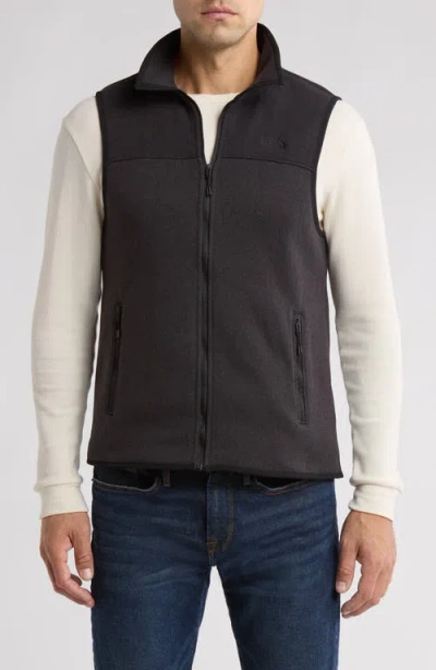 The North Face Front Range Fleece Vest In Tnf Black Heather-npf