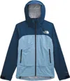 The North Face Frontier Nf0a86stti Futurelight Jacket Women Blue Full Zip Clo611 In Blue