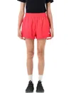 The North Face Fuchsia Logo Shorts