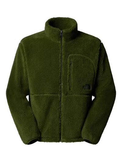 The North Face Extreme Pile 2 Fz Jacket In Green