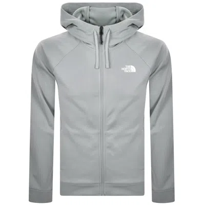 The North Face Full Zip Hooded Jacket Grey In Gray