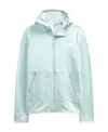 The North Face Full Zipper Hooded Sweater In Blue
