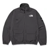 The North Face Fw22 Logo Crop Jacket 'grey' In Black