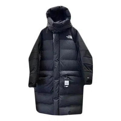 The North Face Fw22 Logo Hooded Puffer Coat 'black'