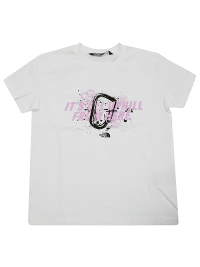 The North Face G Graphic Relaxed S/s In White
