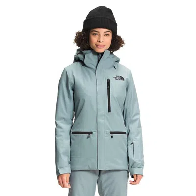 The North Face Gatekeeper Jacket Women's Silver Blue Waterproof Full Zip Sgn1520