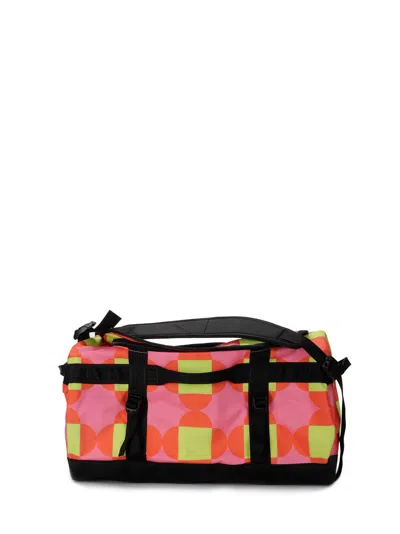 The North Face Geometric Print Travel Bag In Multicolor